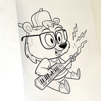 The Drawbridge: Silly Animals Colouring Book (PURCHASE LINK IN DESCRIPTION) - Thumbnail 3