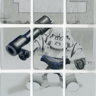 Trashformers puzzle plate sets