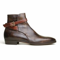 Handmade Jodhpur Boot - Dark Brown / Calf Leather - Thumbnail 1