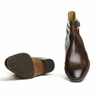 Handmade Jodhpur Boot - Dark Brown / Calf Leather - Thumbnail 2