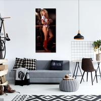 Photo poster, retro,Lesa Ann Pedriana 1984, large size 24.0157x47.6378 inches. Wall decoration, home decor, gift. - Thumbnail 2