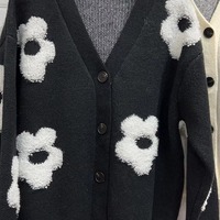 Chic Floral Cozy Cardigan - Thumbnail 4
