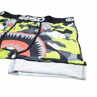 Cartoon Printed 2PK Mens Underwear Lingerie lengthen athlete sports boxer shorts breathable underpants P43 - Thumbnail 8