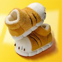 FREE SHIPPING Cute Tiger Claw Fuzzy Slippers - Thumbnail 3