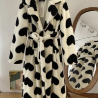 Faux Fur Belted Coat - Thumbnail 6