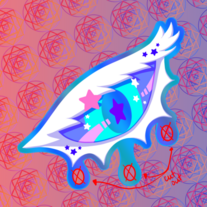 Holographic Pin: Crying Stars