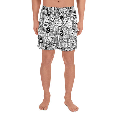 Friends #1 men's recycled athletic shorts