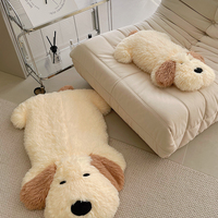 Soft Fluffy Puppy Dog Plush Cushion - Thumbnail 3