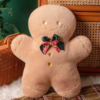Christmas-Themed Throw Pillow - Gingerbread Man - Santa - Christmas Tree - Detailed Craftsmanship - Thumbnail 5