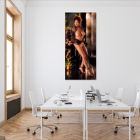 Photo poster, retro Lynn Thomas, 1997, large size 24.0157x47.6378 inches. Wall decoration, home decor, gift. - Thumbnail 1