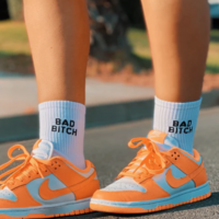Free Shipping-"BAD BITCH" SOCKS - Thumbnail 1