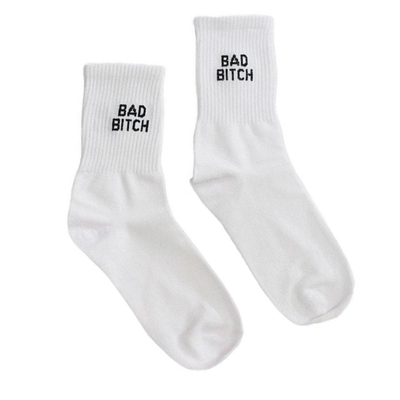 Free Shipping-"BAD BITCH" SOCKS