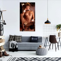 Photo poster, retro,Liz Stewart 1984, large size 24.0157x47.6378 inches. Wall decoration, home decor, gift. - Thumbnail 1