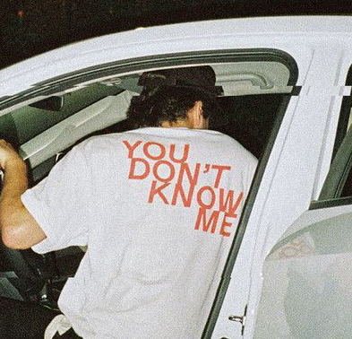 Free Shipping-YOU DON'T KNOW ME TEE