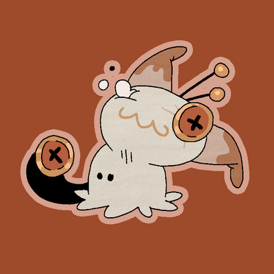 Autumnal mimikyu charm