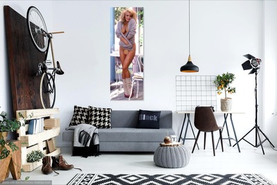 Photo poster, retro,Kimberly Evenson 1984, large size 24.0157x47.6378 inches. Wall decoration, home decor, gift.