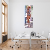 Photo poster, retro,Kimberly Evenson 1984, large size 24.0157x47.6378 inches. Wall decoration, home decor, gift. - Thumbnail 1