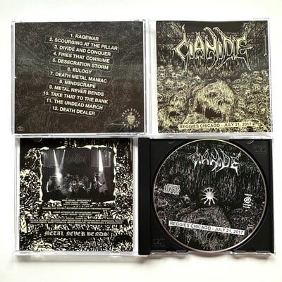 Cianide - "reggies chicago - july 21 2017" cd