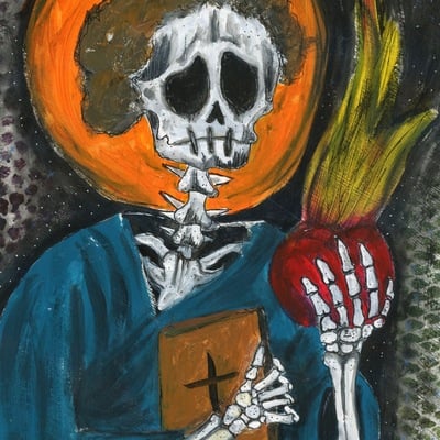 Marisol mckee art - "saint augustine"