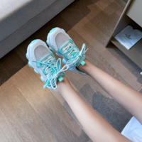 Women's Bubble Platform Sports Sneakers Cool In Fashion Stand Out Bright Colour Trainers For Girls Ladies Chic Running Shoes Walking Shoes - Thumbnail 3