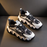 Women's New Fashion Panda Trainers In Trend Lace Up Soft Impact Platform Sneakers Ladies Sports Chic Running Shoes Night Out Cool Trainers - Thumbnail 3