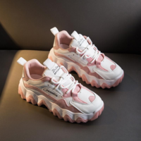 Women's New Fashion Panda Trainers In Trend Lace Up Soft Impact Platform Sneakers Ladies Sports Chic Running Shoes Night Out Cool Trainers - Thumbnail 4