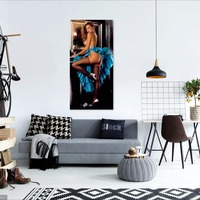 Photo poster, retro, Kari Kennell 1988, large size 24.0157x47.6378 inches. Wall decoration, home decor, gift. - Thumbnail 1