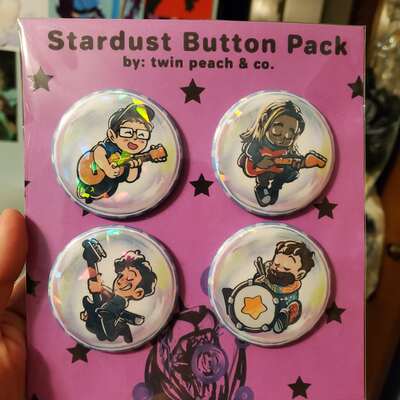 Fob 4 piece button pack