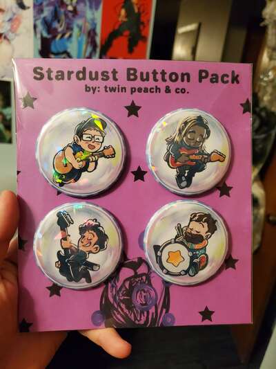 FOB 4 Piece Button Pack