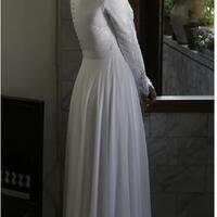 Modest Long Sleeve Lace Wedding Dress,567 - Thumbnail 1