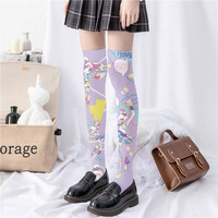 JK anime girl knee-length socks stockings - Thumbnail 4