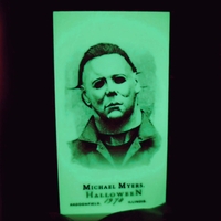 Michael Myers and Laurie Strode Halloween Vintage Custom Trading Card Set - Thumbnail 3