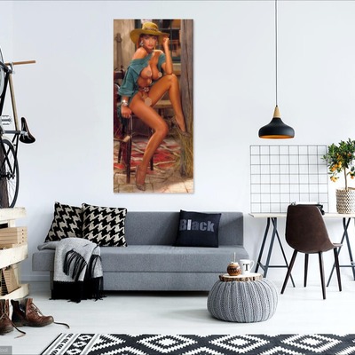 Photo poster, retro,kimberley conrad 1988, large size 24.0157x47.6378 inches. wall decoration, home decor, gift.