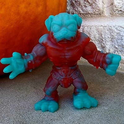 Pugnacious halloween 23: anaglyphantasm sofubi