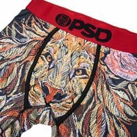 Lion Printed 2PK Mens Underwear Lingerie lengthen athlete sports boxer shorts breathable underpants P55 - Thumbnail 5