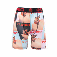 2PK Mens Underwear Lingerie printed lengthen athlete sports boxer shorts breathable underpants P57 - Thumbnail 2