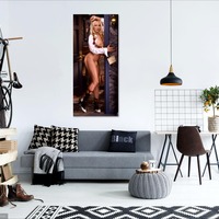 Photo poster, retro Inga Drozdova, 1997, large size 24.0157x47.6378 inches. Wall decoration, home decor, gift. - Thumbnail 2