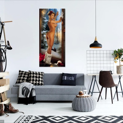 Photo poster, retro karen mcdougal, 1997, large size 24.0157x47.6378 inches. wall decoration, home decor, gift.