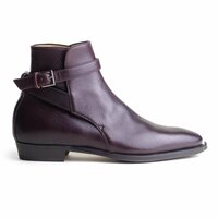 Made to Order Oxblood Horween Hatchgrain Jodhpur Boot - Thumbnail 2