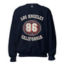 Los Angeles California Sweatshirt Pullover Jumper Vintage Essential University Crewneck Sweater -1