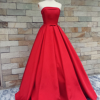 Charming Prom Dress,a-line Prom Dress,satin Prom Dress - Thumbnail 1
