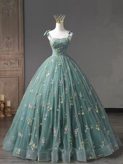 Princess Temperament Party Dress, Unique Pompous Dresssatin Prom Dress