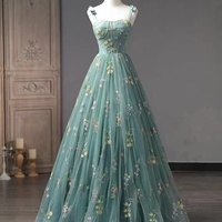 Princess Temperament Party Dress, Unique Pompous Dresssatin Prom Dress - Thumbnail 3