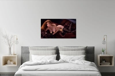 Photo poster, retro,Laura Richmond 1988, large size 24.0157x47.6378 inches. Wall decoration, home decor, gift.