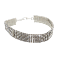 Women Silver Metal Boot Chain Bracelet Rhinestones Band Shoe Charm Anklet Western Fashion Jewelry  - Thumbnail 5