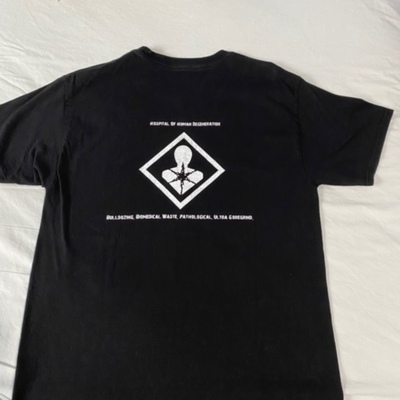 Streptococcus. pyogenes "hospital of human degeneration" t-shirt (medium) used