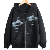 FACES ZIP HOODIE - Thumbnail 1