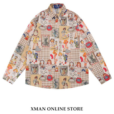 Cute cartoon anime blouses