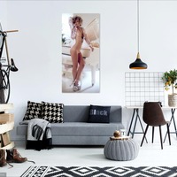 Photo poster, retro,Lynnda Kimbal 1975, large size 24.0157x47.6378 inches. Wall decoration, home decor, gift. - Thumbnail 1