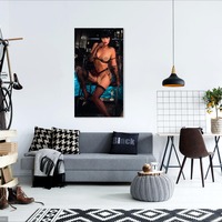 Photo poster, retro,Kata Karkkainen 1988, large size 24.0157x47.6378 inches. Wall decoration, home decor, gift. - Thumbnail 1